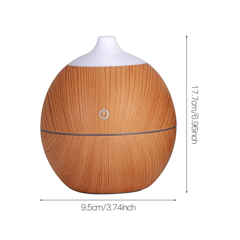 

Ultrasonic Essential Oil Diffuser Air Humidifier Usb Oil Diffuser Wood Aromatherapy Humidificador With Light Night befeuchter