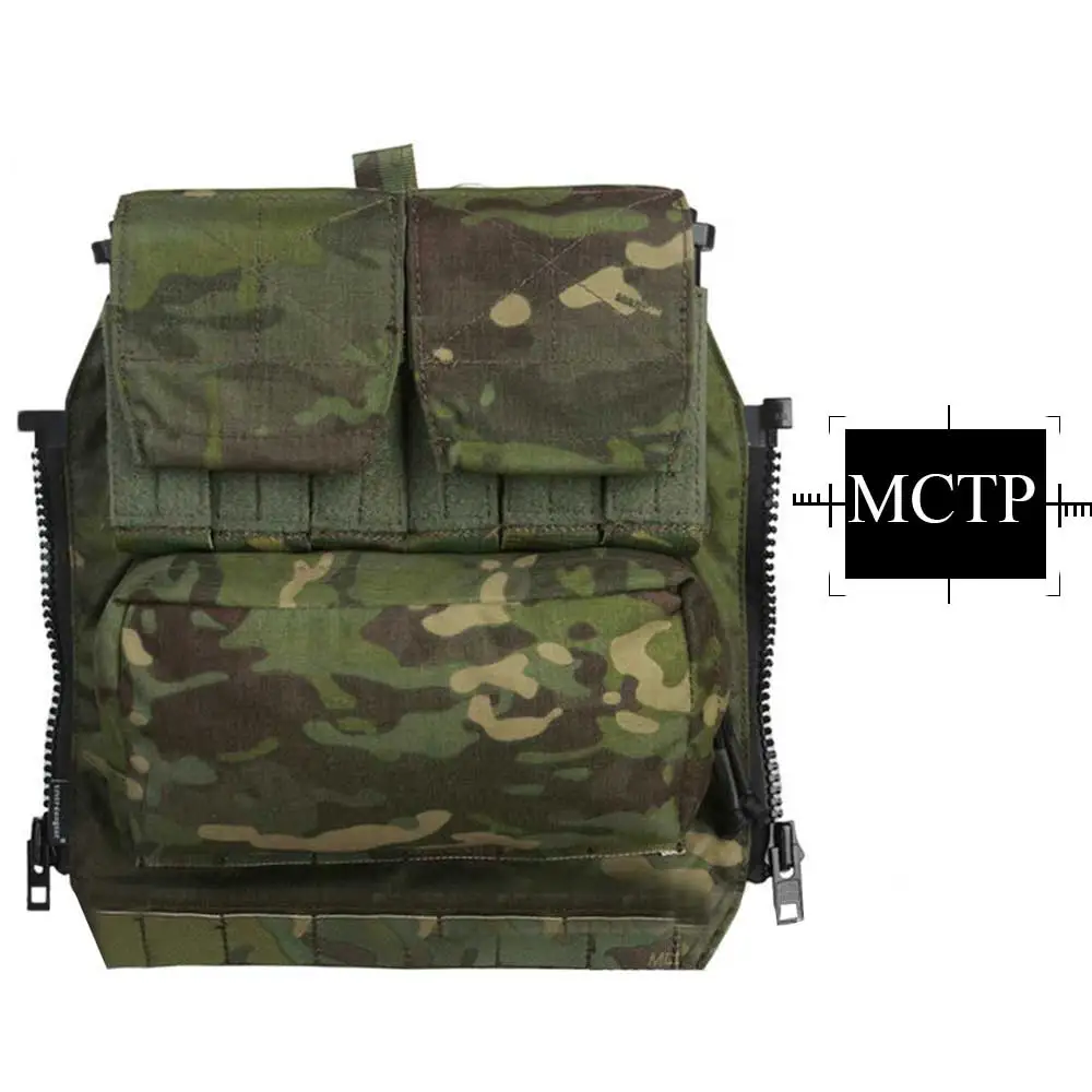 EMERSONGEAR рюкзак с молнией на панели для AVS JPC 2,0 CPC Жилет Охотничий страйкбол Пейнтбол боевой рюкзак мультикам черный EM9286 - Цвет: MCTP