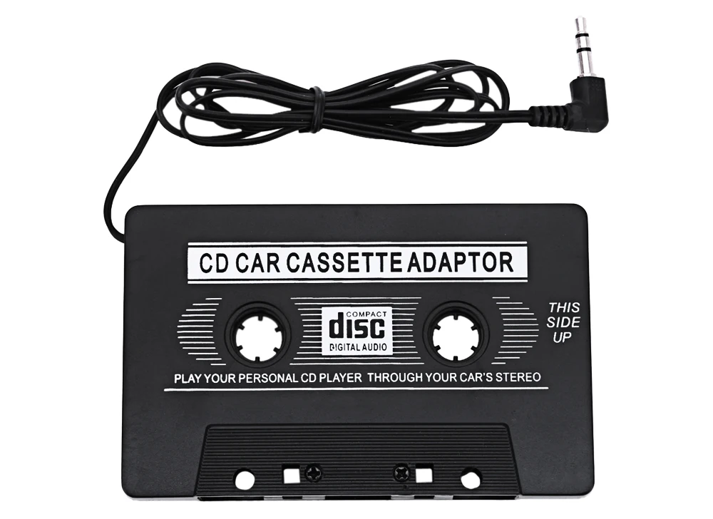 Portable New 3.5mm Car Cassette Tape Adapter Transmitter Convertor