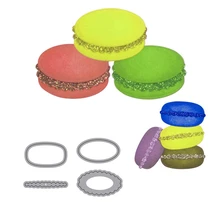 YaMinSanNiO 90*63mm 2018 New Metal Cutting Dies Macaron Cutting Dies for Scrapbooking Craft Dies Stencil Cutting Stencil Dies 90 90 dh82hm86 sr17e dh82hm87 sr17d dh82qm87 sr17c sr13h sr13j stencil template