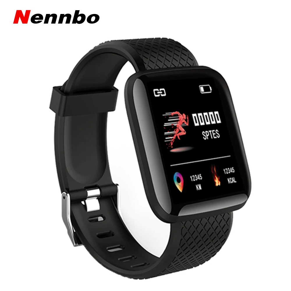  Nennbo 116 PLUS Smart Bracelet Heart Rate Blood Pressure Monitor Wristbands Outdoor Sports Fitness  - 33006897518