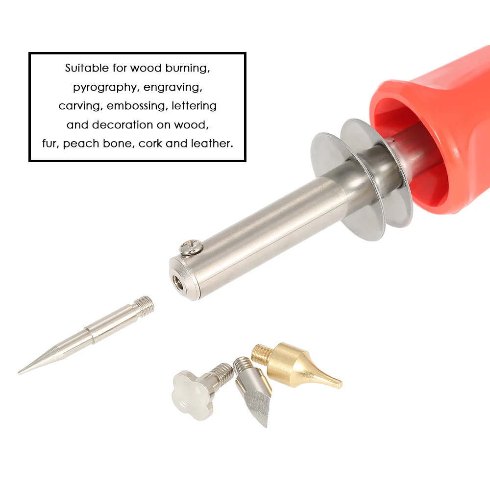 220-240 в 30 Вт 28 шт. Электрический паяльник, деревообрабатывающий инструмент для пирографии, сжигание древесины/гравировка/резьба/тиснение