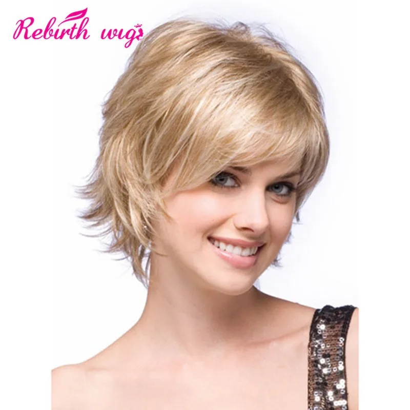 2015 Short Hair Wigs Cosplay Wigs Short Straight Synthetic Hair