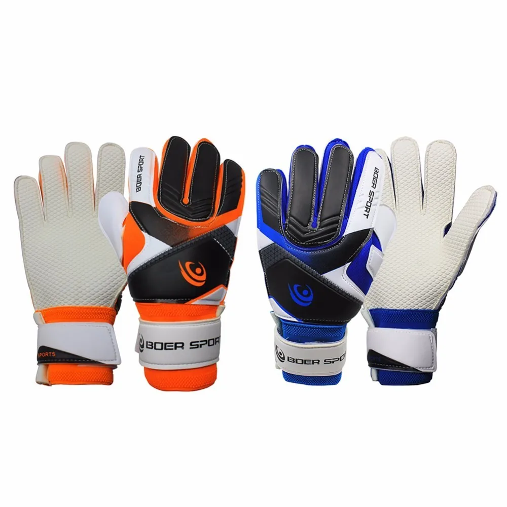 

Professional Teenagers' Gloves Finger Protection Thickened Rubber Soccer Football Goalie Gloves Goal Keeper Gloves