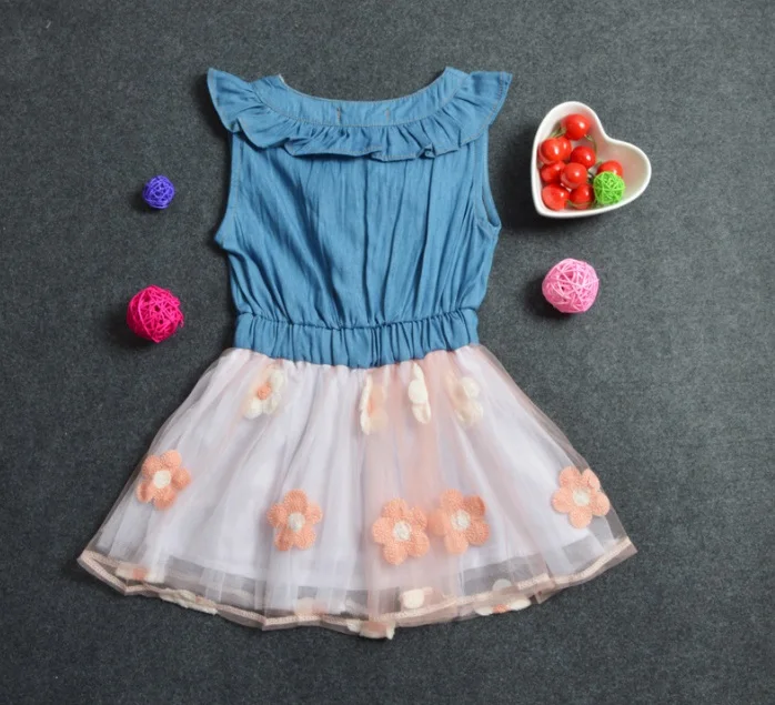 2018 одежда для маленьких девочек Новинка Vestido Infantil милые детские Платья с