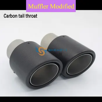 

Car-styling!Customer-made Classical Type Car Rear Modified Part Carbon Fiber Exhaust Muffler Tips without Logo for All Cars