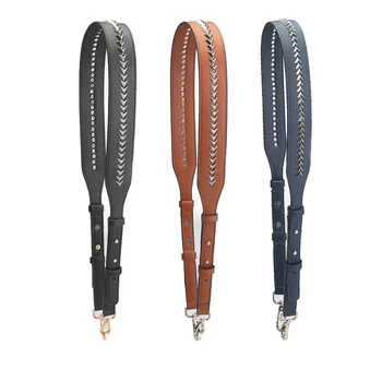 

New V Style Rivets Designer Pu Leather Strap for Shoulder Bag Belts for Handbag Women Bags Strap Bag Accessory Adjust Bags Parts