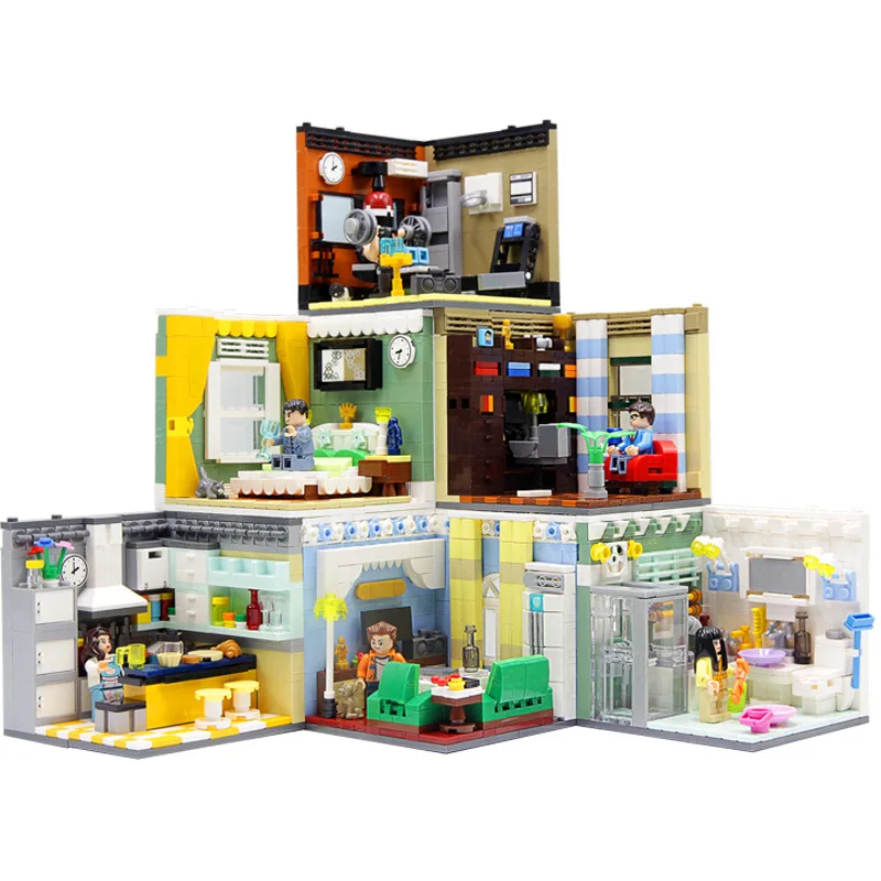 

XINGBAO 01401 6 In 1 Genuine Building Series The Living House Set Educational Building Blocks Model Action Figure Toy Kids Gifts