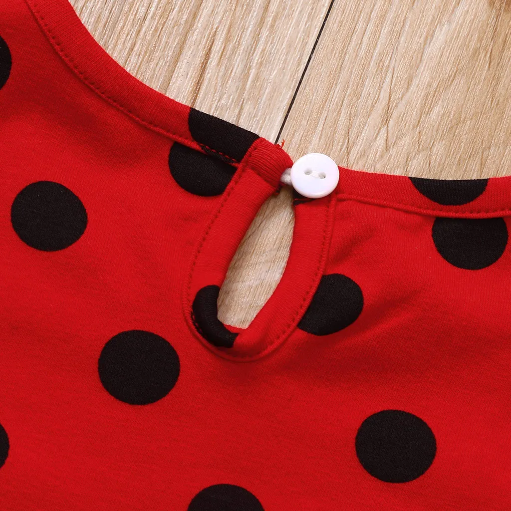 Summer New Fashion Kids Girls Vintage Dress Polka Dot Princess Swing Rockabilly Party Dresses Wholesale Free Ship Z4