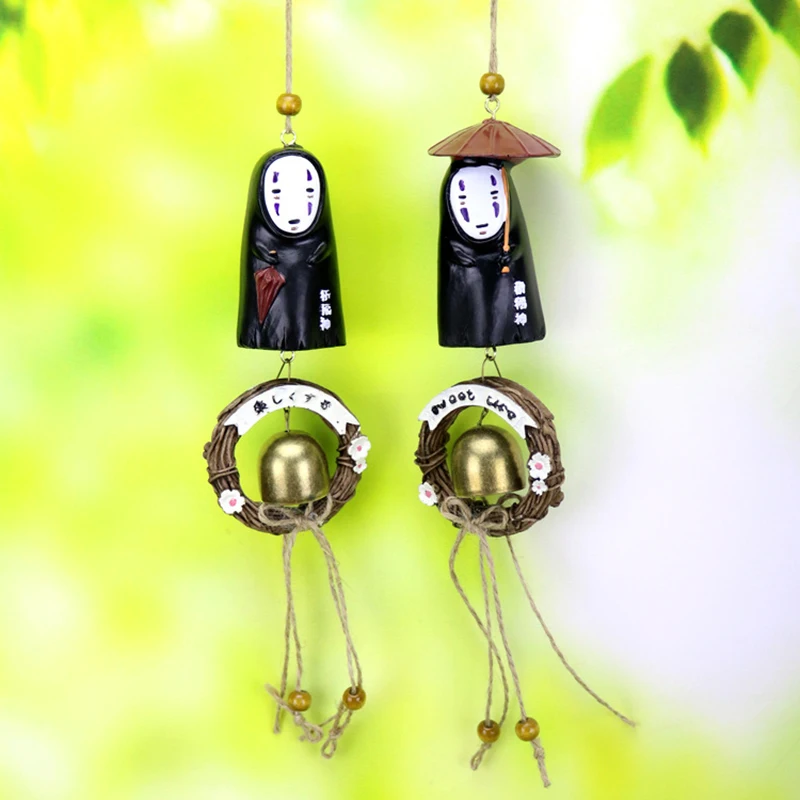 

Japanese-not-face Wind Chimes Two-sided Guardian God blessing God Resin Home Ornaments Decoration Students Gift Gifts