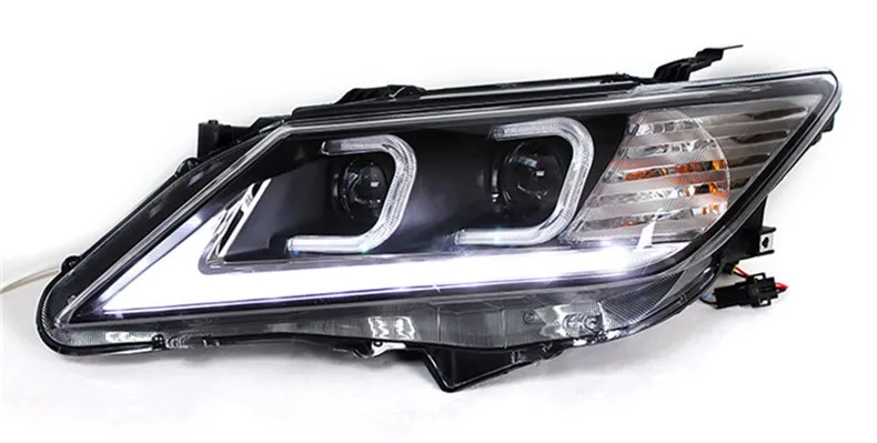 Ownsun Светодиодный прожектор с орлиным глазом DRLs HID Bi-Xenon для Toyota Camry 2012-2013