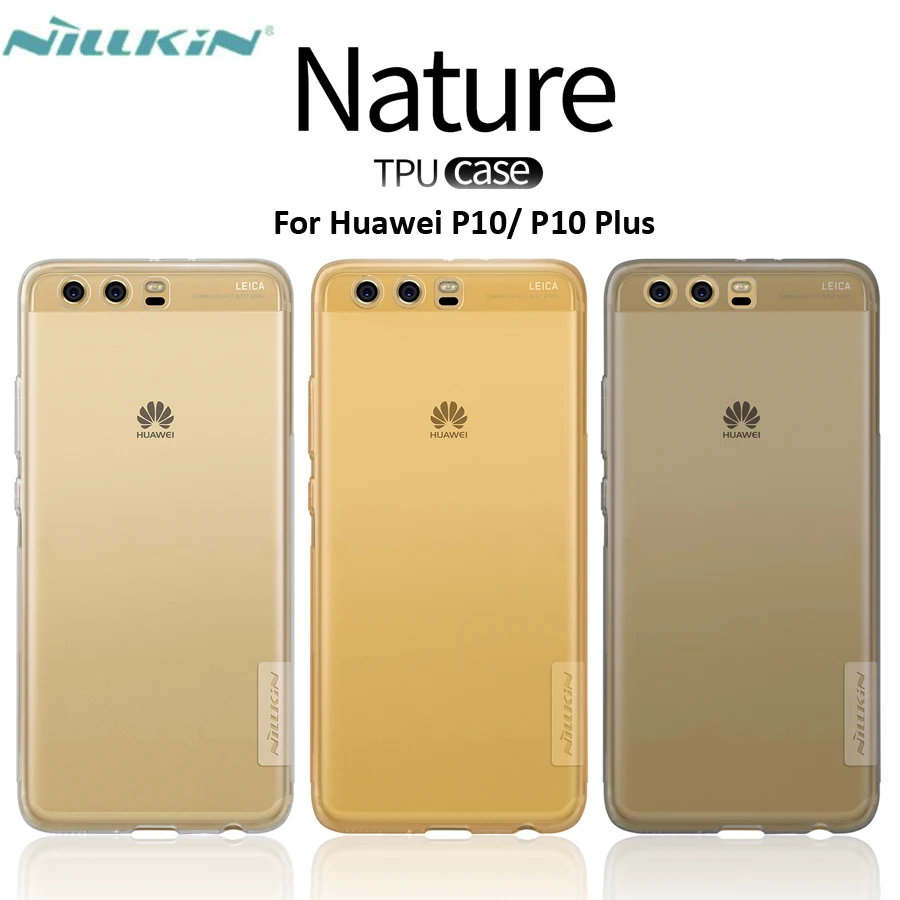 Для Huawei Honor P10 Case Силиконовые NILLKIN Природа Прозрачный Ясно Мягкие TPU Крышка Кремния