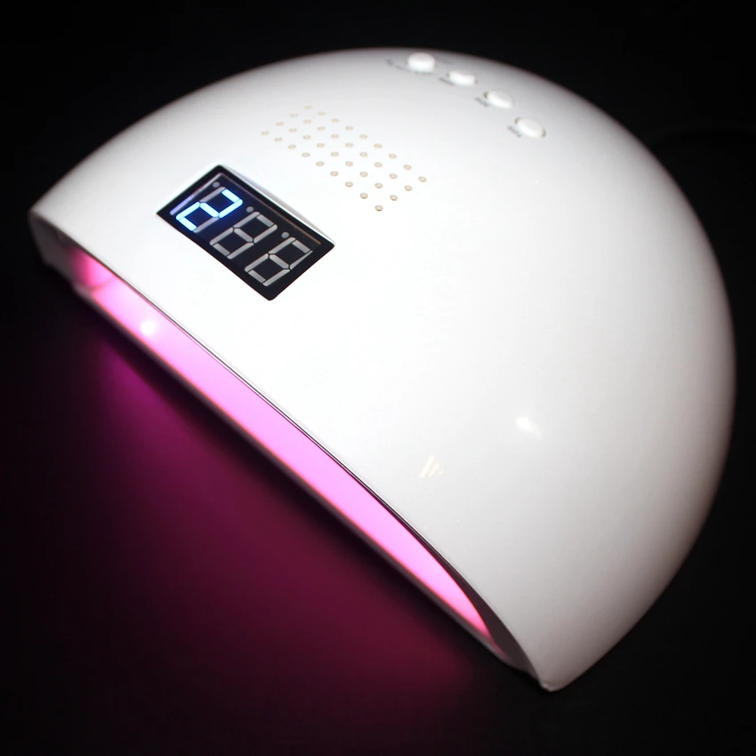 

Whole Red Light Nail Dryer 60W Dual Power UV LED Lamp Professional Polish Gel Fast Curing Paint Art Manicure Salon Tool
