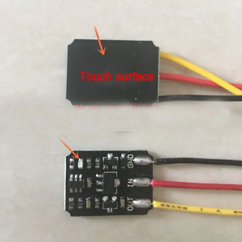 

mini Touch Switch DC 3V-18V 12V 2A Capacitive Touch Bistable Electronic Switch Module LED Relay 5v for Acrylic glass ceramic