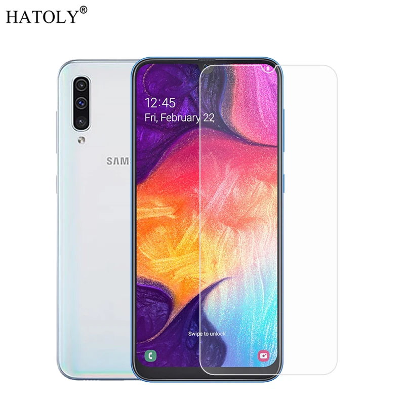 2 шт Для Samsung Galaxy A50 стекло для Закаленное Защитная пленка экрана A505F|Защитные