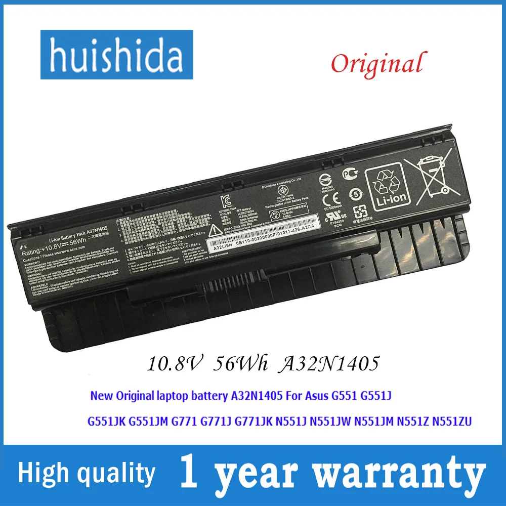 10 8 V 56Wh A32N1405 новый оригинальный аккумулятор для ноутбука Asus G551/551J/551JK /551JM G771 /771J /771JK