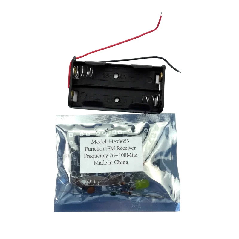 AIYIMA DIY 5 клавиш стерео беспроводной FM радио приемник комплект электронный PCB 76 108
