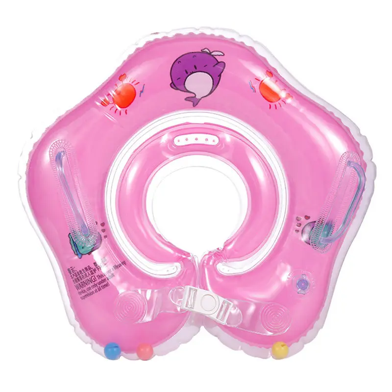 Детские аксессуары для плавания, кольцо для шеи, безопасное кольцо для младенцев, круг для купания, Надувное надувное кольцо для плавания