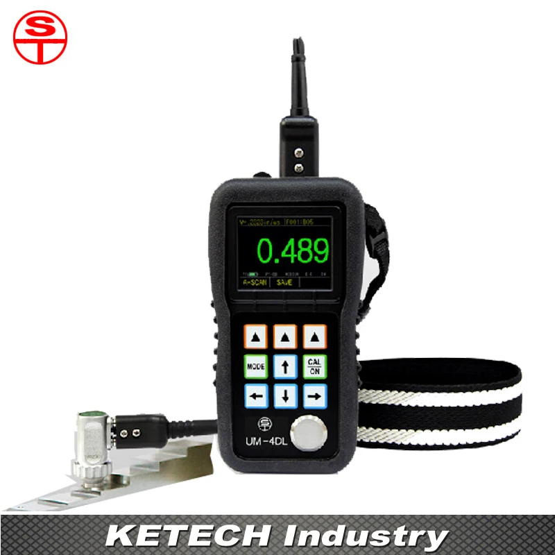 

A-SCAN+Through Coating Ultrasonic Color Display Thickness Gauge UM-4DL