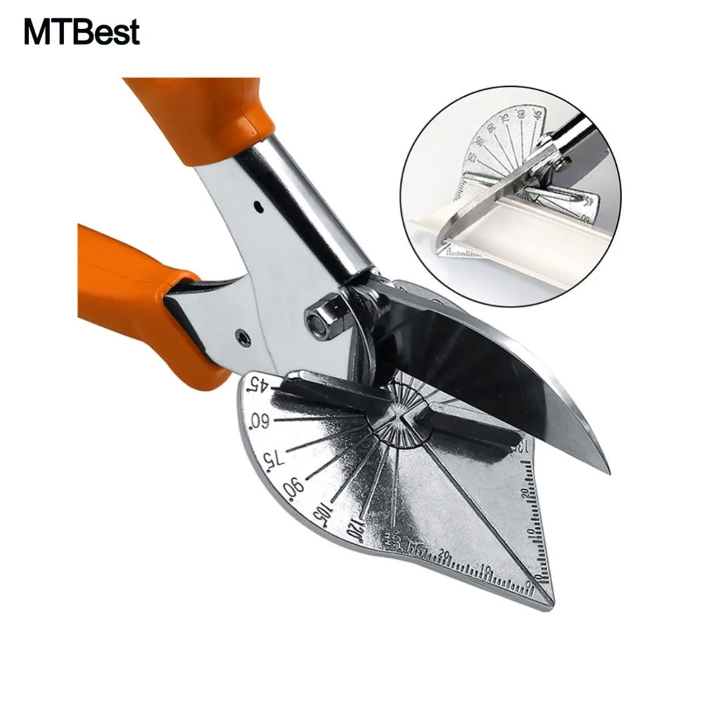 

45-180 Degree Multi-Angle Mitre Siding Wire Duct Cutter PVC PE Plastic Pipe Hose Scissor Cut Housework Home Decor Plumbing Tool