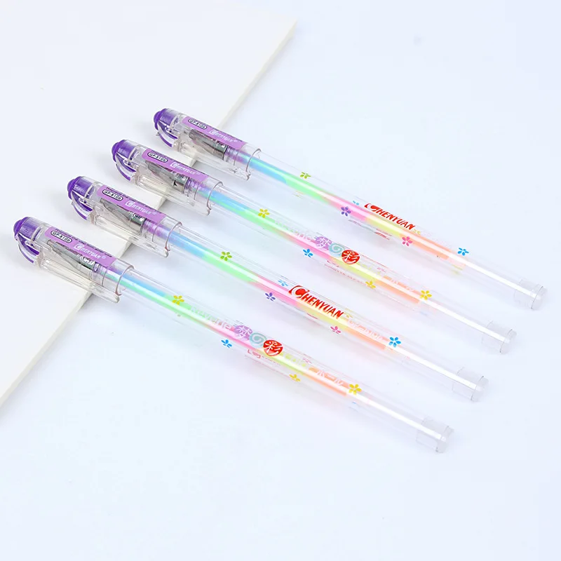 

5 pcs / set gel pen Colorful caneta Kawai lapices Creativity boligrafo cute stationery canetas pens stylo boligrafos