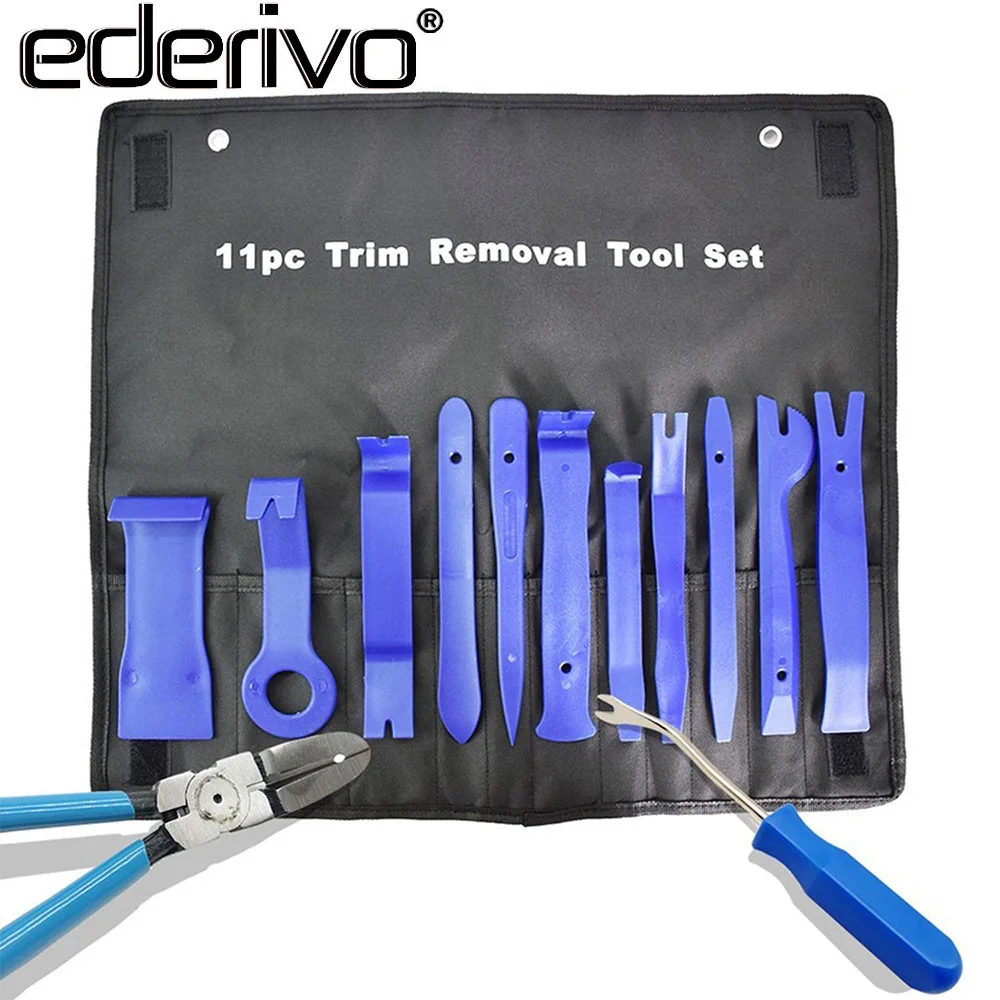 E 13 Piece Set Auto Interior Removal Repair Tool Plastic Fastener