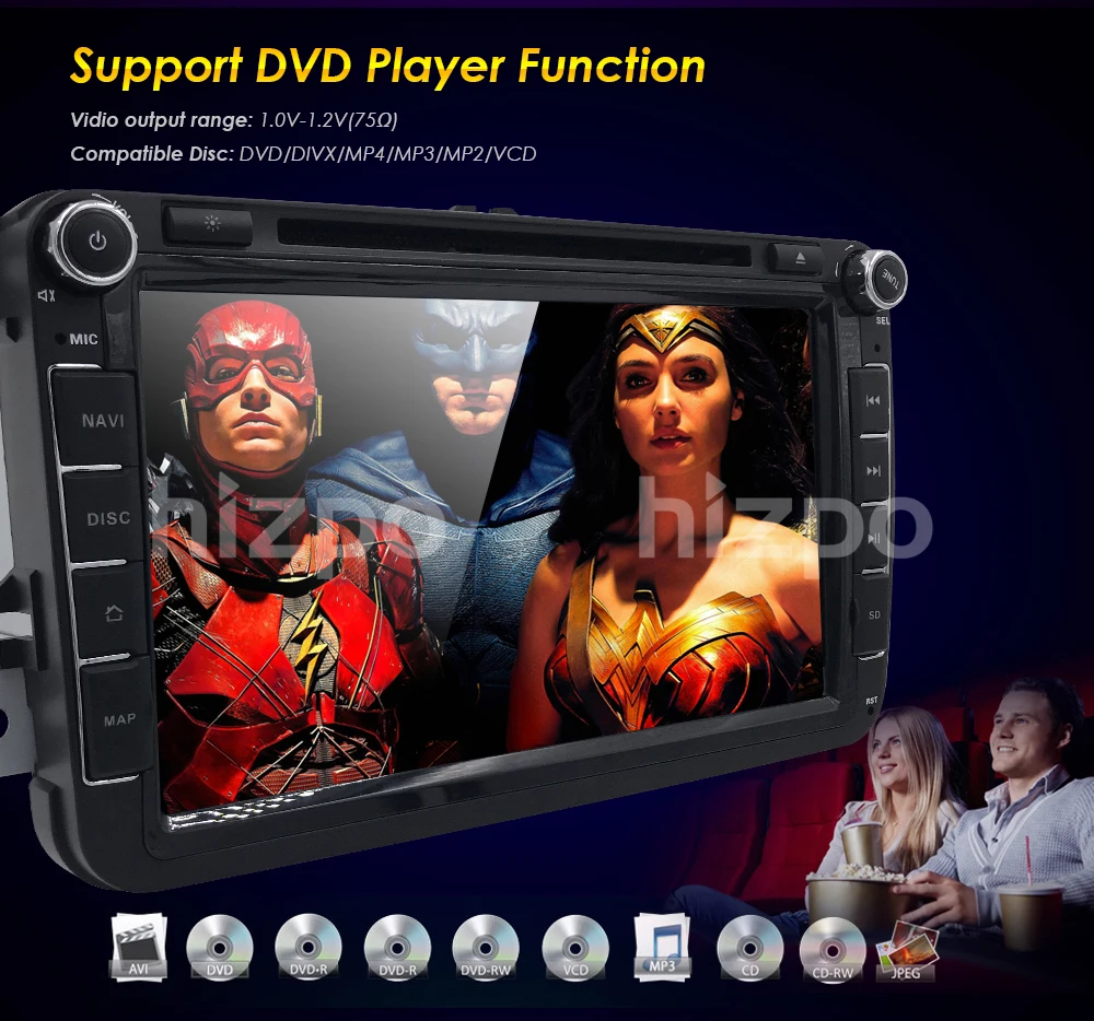 Clearance Hizpo AutoRadio 2 Din Android 8.0 Car DVD Multimedia for VW passat b6 T5 amarok skoda octavia 2superb 3rapid seat leon Polofabia 3 Clearance Hizpo AutoRadio 2 Din Android 8.0 Car DVD Multimedia for VW passat b6 T5 amarok skoda octavia 2superb 3rapid seat leon Polofabia 3