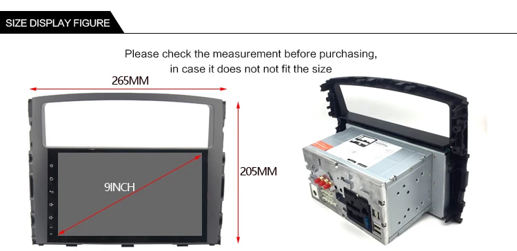 Clearance Idoing 2Din Steering-Wheel Car DVD Multimedia Video Player For MITSUBISHI PAJERO V97 Android7.1 Car GPS Navigation 4Core 2G+16G 21