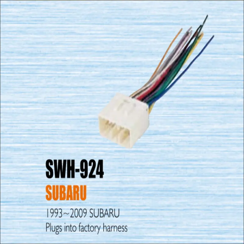 Plugs Into Factory Harness For Subaru 1993 2009 Radio Power Wire