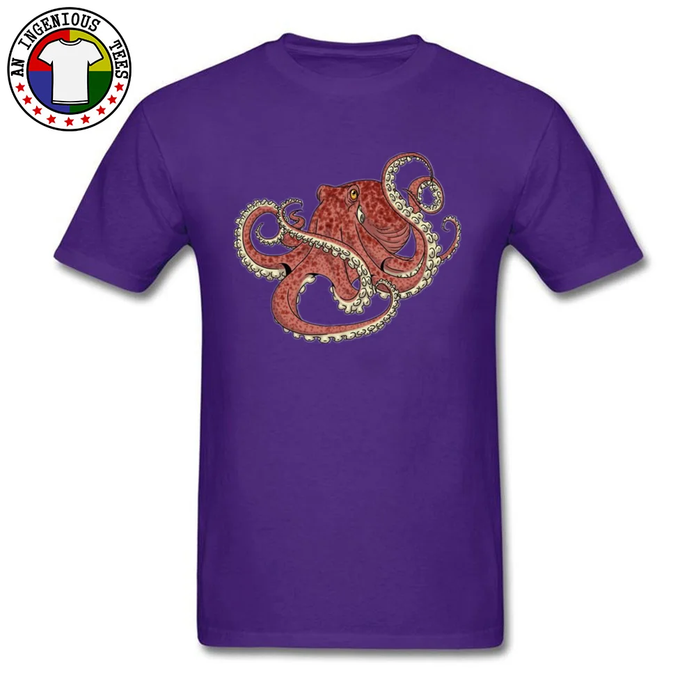ComicsCasual Short Sleeve Tops Shirt Summer Oversized O Neck All Cotton Tops T Shirt Mens T Shirts Tentacle Drop Shipping Tentacle purple