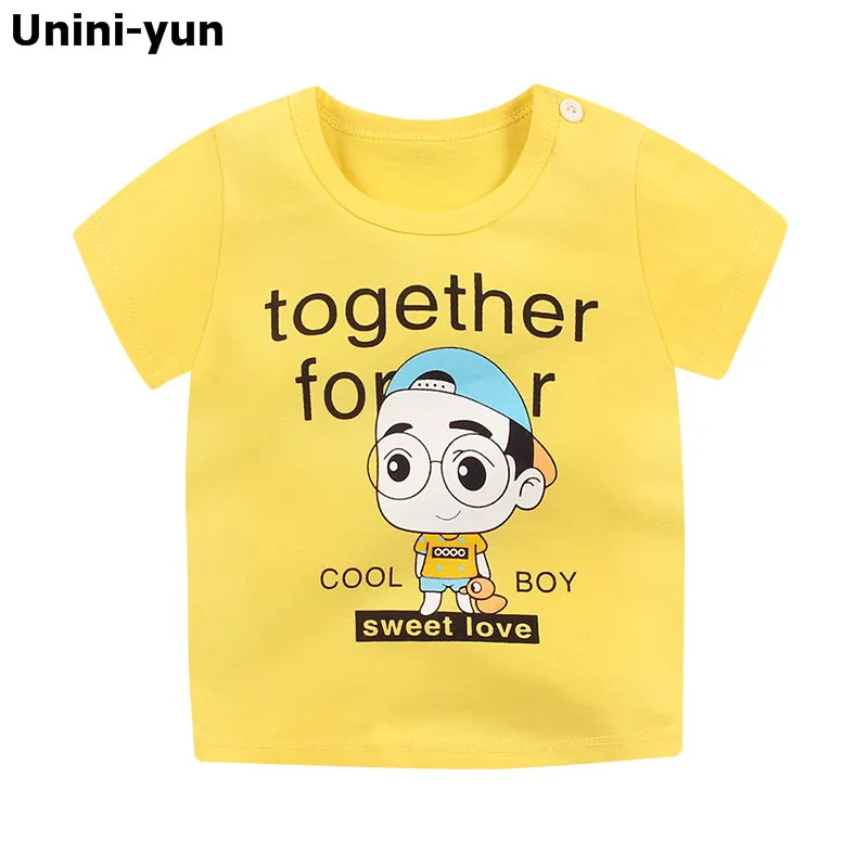 

Boys Summer Clothes Children T shirts 2018 Brand Tee Shirt Fille Cotton Tops Kids Clothing Animal Pattern Baby Boy T-shirts