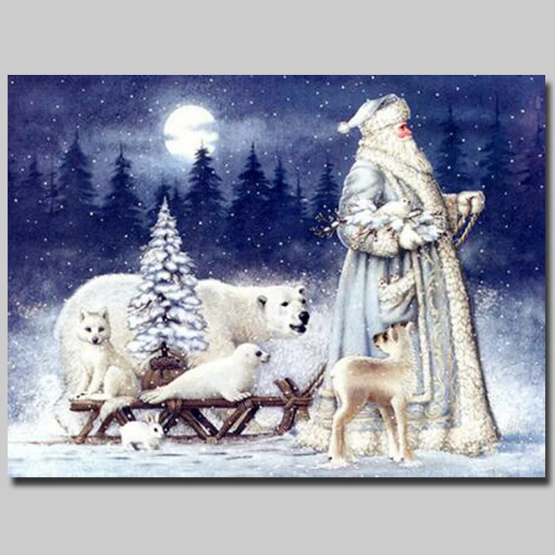 

daimond painting,decor home,diamond painting Christmas gifts,Polar bear,5d diamond painting full square/round,diamond embroidery