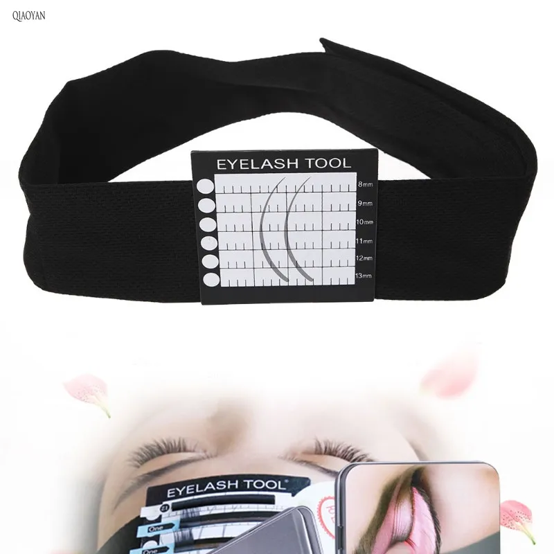

QIAOYAN Magnetic Eyelashes Pad Headband Headscarf for Eyelash Extension Makeup Tool