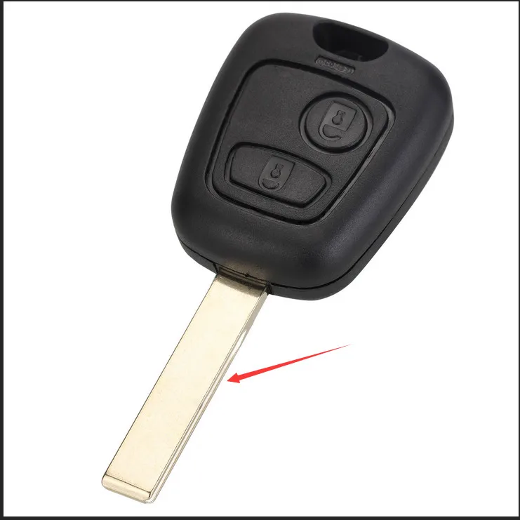 

Replacement Shell Uucut Blade2 Button Remote Car Key Fob Case Cover Fob For Peugeot 106 206 306 406 107 207 307 407 D15