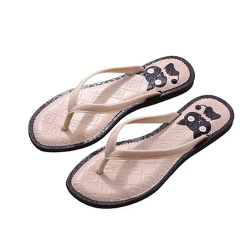 

Dropshipping New 2019 Fashion Cat Women Slippers Flip Flops Non-slip Ladies Brand Slippers Girls Women Flat Slippers Shoes