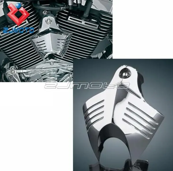 Buy Chrome Motorcycle Horn Cover V Shield Horn Cover