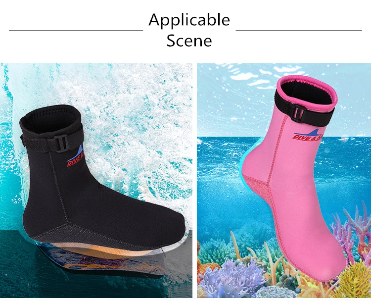 1 * пара унисекс дайвинг обувь для плавания/носки против царапин анти-скольжение Медузы термальные водные виды спорта, серфинг ноги носит