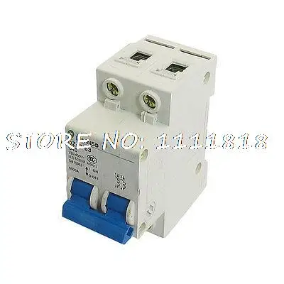 

DIN Dail 2P Overload Proetction Circuit Breaker 230/400VAC 40A 6000A DZ47-63 C40