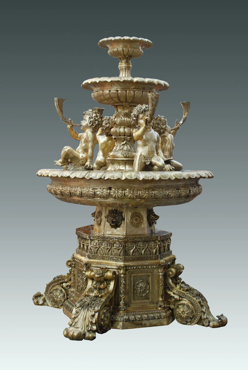 102 "leben Größe Europa Bronze brunnen skulptur Super