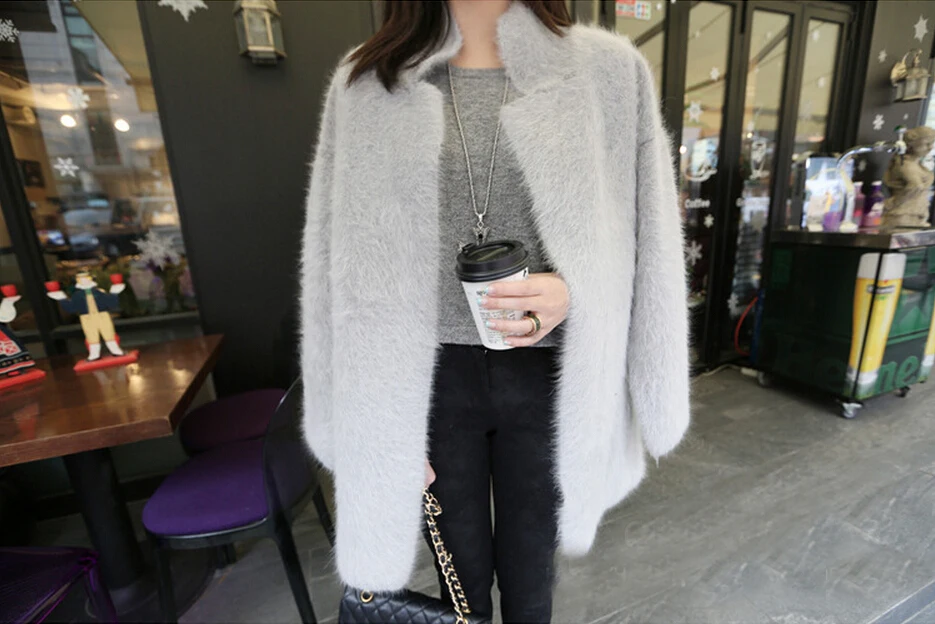 

New Arrival Women Real Mink Fur Warm Coat Natural mink fur luxury fur long coat Free shipping KFP545