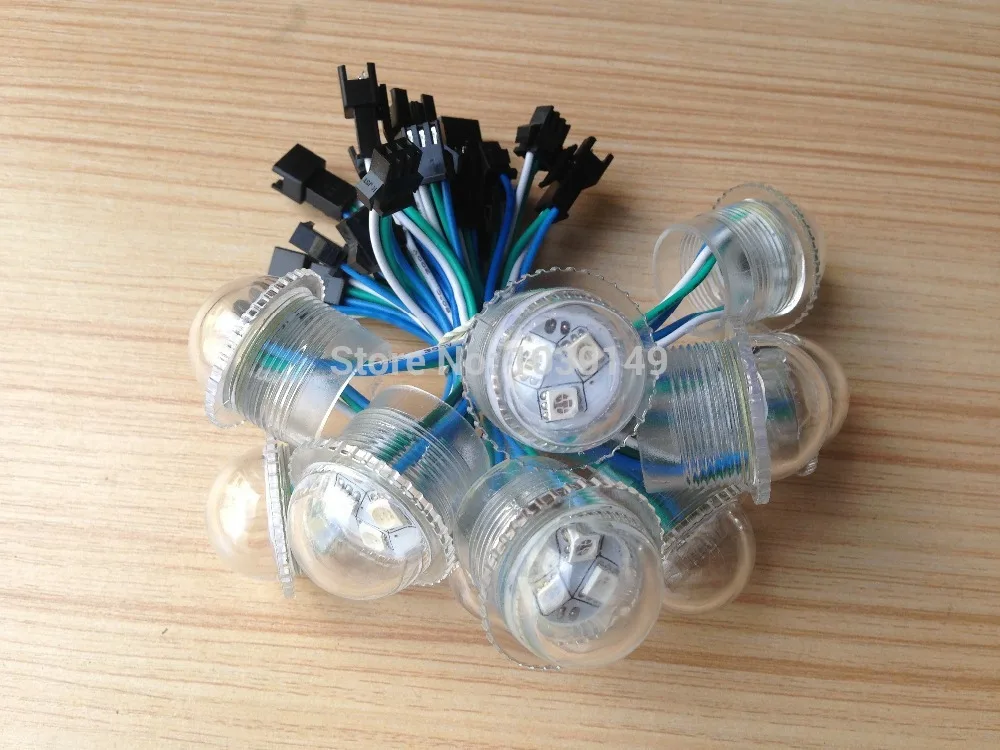 WS2811 Светодиодная точечная подсветка диаметром 26 мм 3 шт. 5050SMD светодиоды с 1 IC DC12V