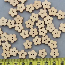 800 шт. kawaii милый маленький цветок деревянные пуговицы; большой размер 12 мм маленькие деревянные пуговицы в виде цветка без изменений D25