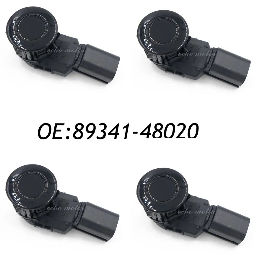 

New SET (4) Black 89341-48020 42651 PDC Parking Sensor Reverse Assist for Toyota