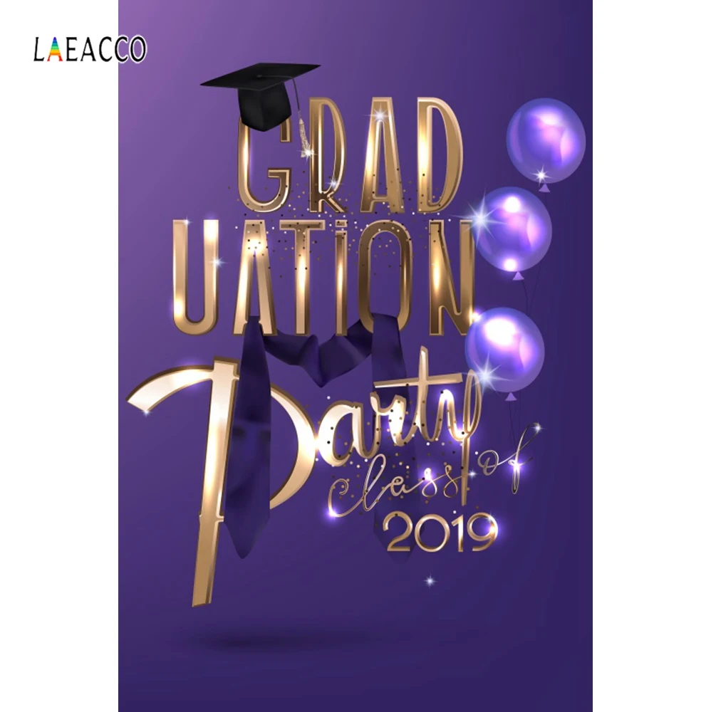 Laeacco фоны для фотосъемки выпускные 2019 Бальные вечерние плакаты Детские