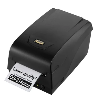 

Argox OS-314Plus label printer machine 300dpi transfer barcode printer for jerelry tag, washing label,shipping mark printing