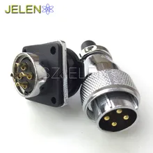 WS20, connecteur d'alimentation prise à 4 broches, courant nominal 25A, connecteur de câble d'alimentation pour équipement électrique, connecteurs à 4 broches(China)