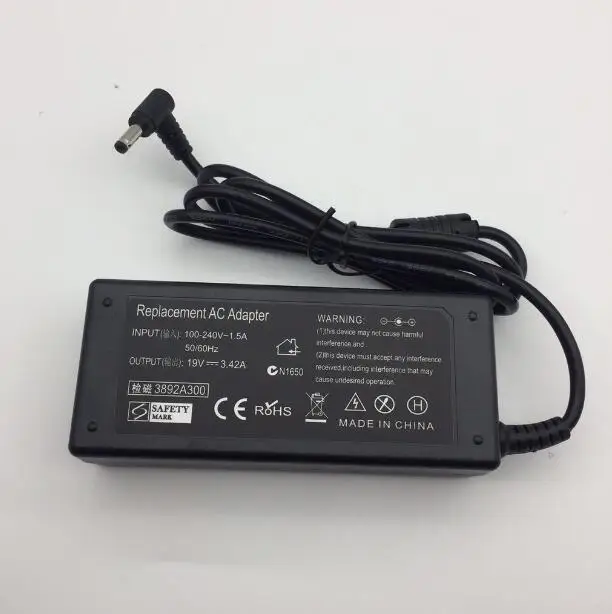 

19V 3.42A 65W AC Adapter Charger for Asus UX303 UX303L UX303LA UX303LB UX303LN Laptop