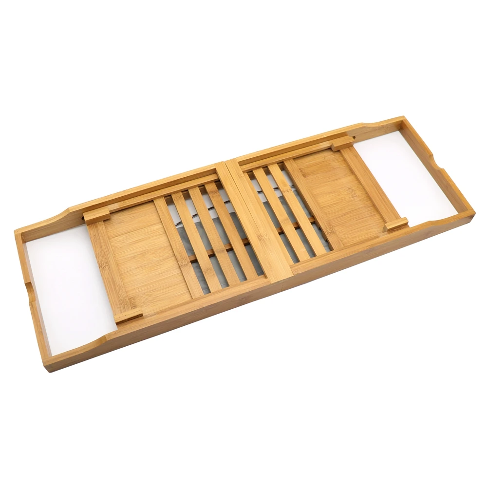 Luxury Bathroom Bamboo Bath Shelf Bath Tray Bathtub Holder Bridge Tub Caddy Tray Rack Wine Holder Bathtub Rack Support Luxury Bathroom Bamboo Bath Shelf Bath Tray Bathtub Holder Bridge Tub Caddy Tray Rack Wine Holder Bathtub Rack Support