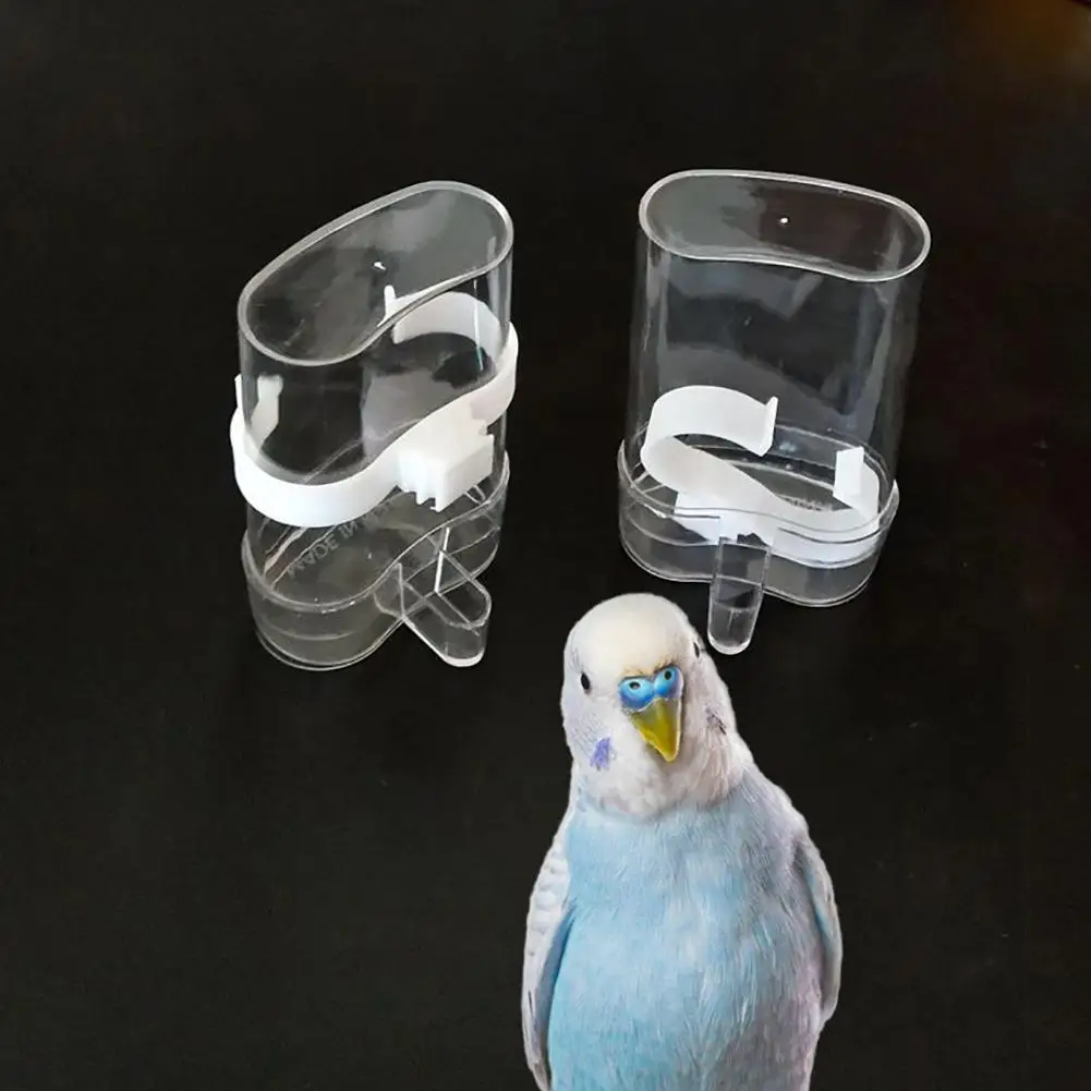 

Bird Water Feeder Feeding Automatic Drinking Bowl Dispenser Parrot Pet Supplies Bird Feeders New