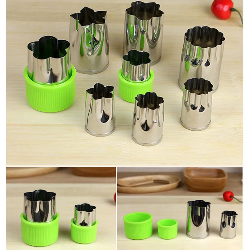 Kitchen Gadgets Cookie Flower Type Vegetable And Fruit Cutter Mold Flower Pattern Butterfly Face Embossing Knife Accessories (9)